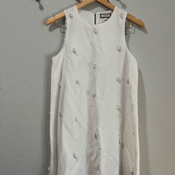 Eddy Mattie Dress in Pearly White - Picture 7 of 10